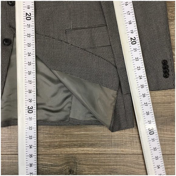 Arnold Brant Mens Blazer Sport Coat Casual‎ Jacket Size 44R Wool Bamboo Suit - Picture 13 of 13